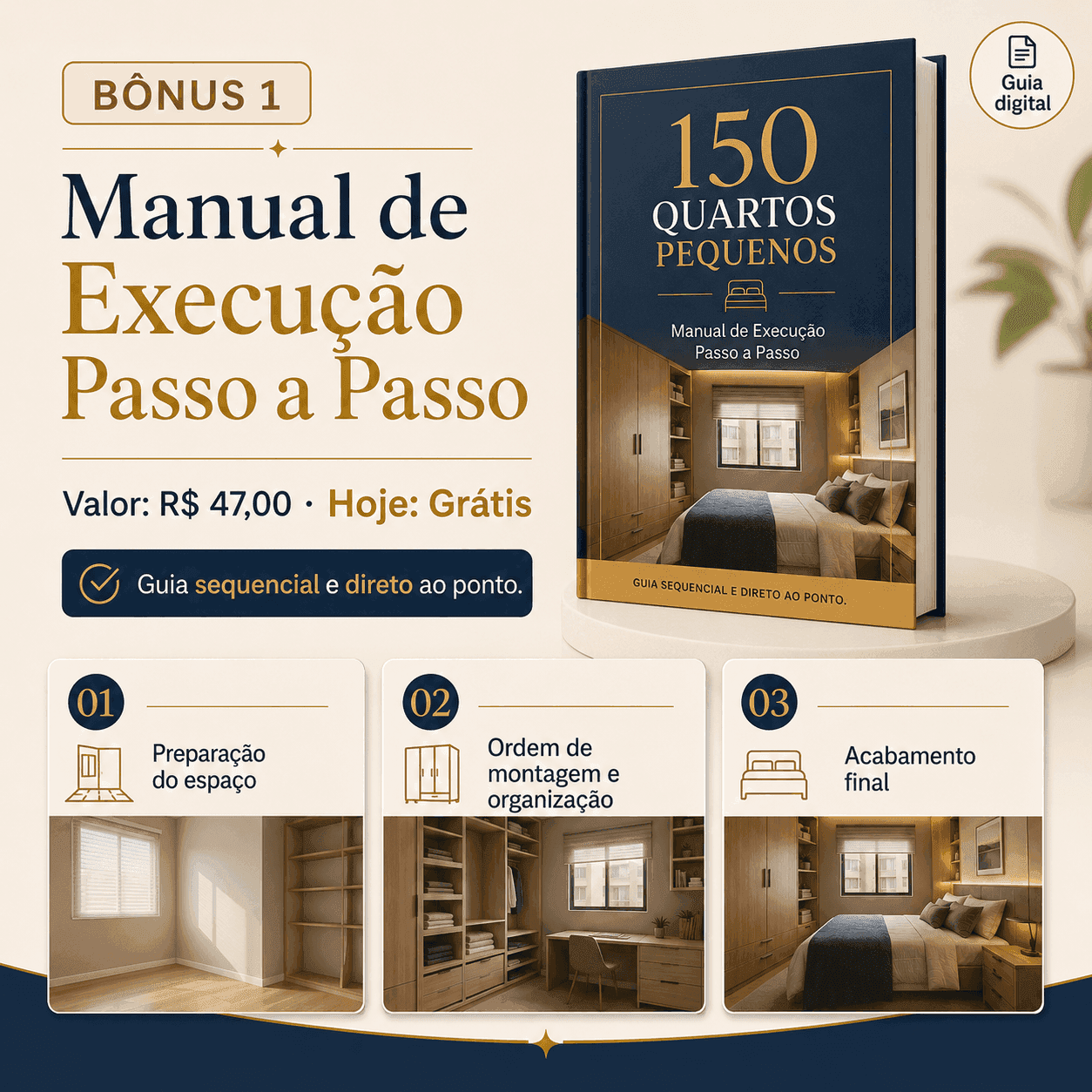 Imagem: capa do bônus 'Manual de Execução'