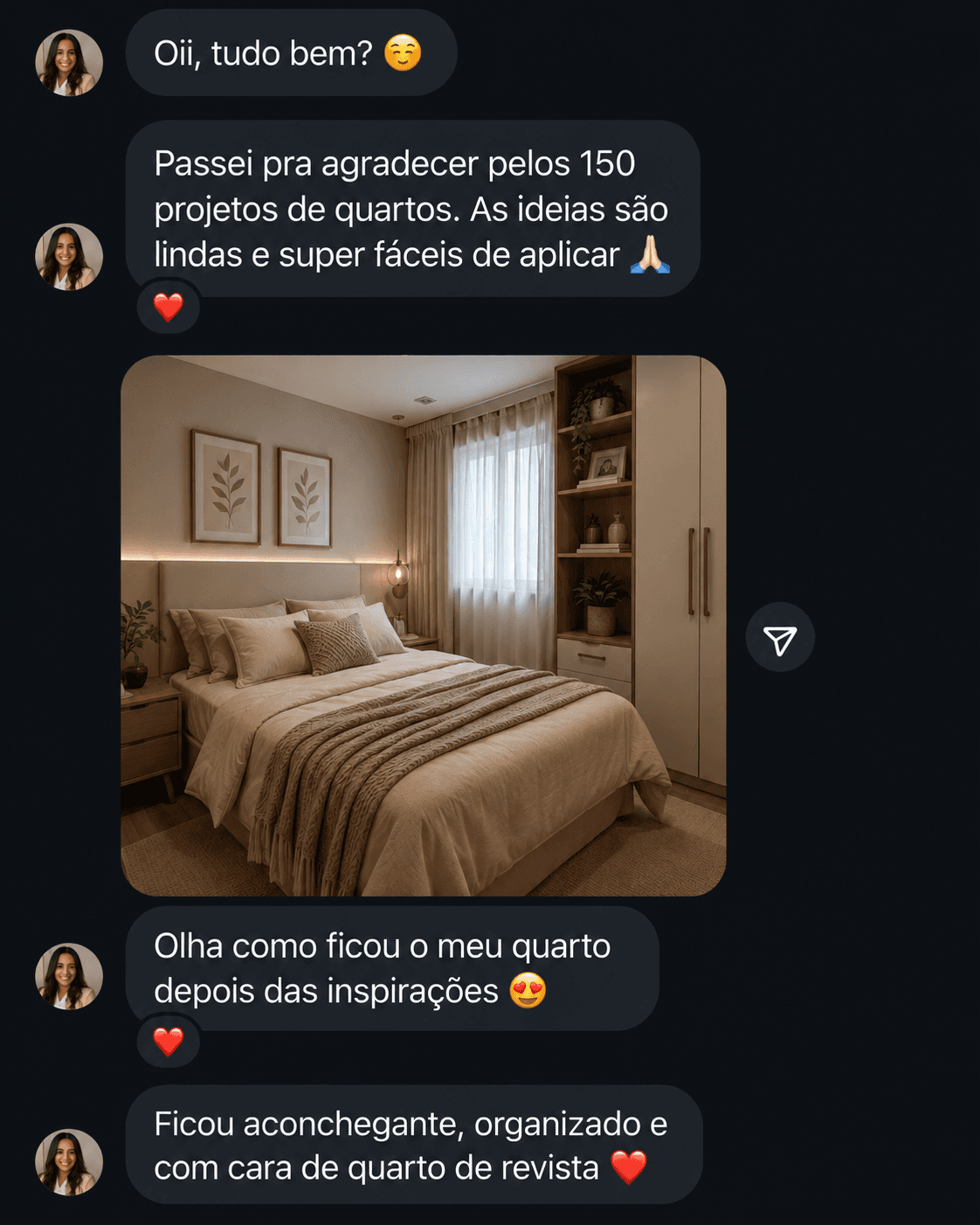 Avaliação de cliente