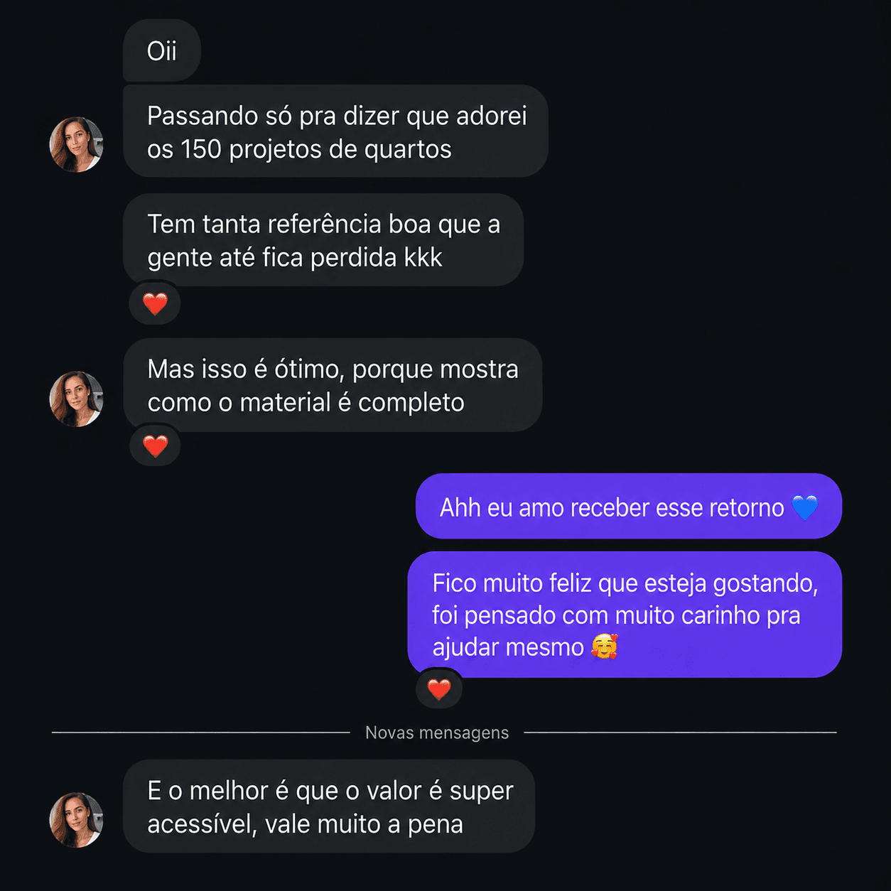 Avaliação de cliente